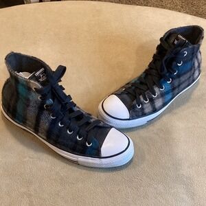 Converse x Woolrich Men's 9, Women's 11 Chuck Taylor All-Star Hi Wool Plaid Shoe